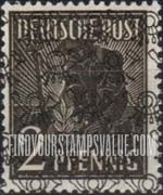 FindYourStampsValue: Germany: Occupied Germany, Working - Planting Olive