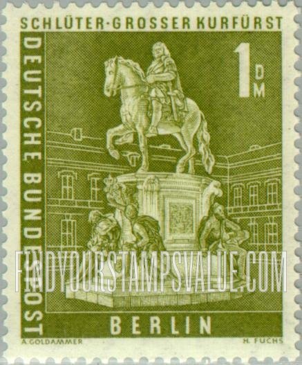 FindYourStampsValue: BERLIN - Monument of the Great Elector Frederick William