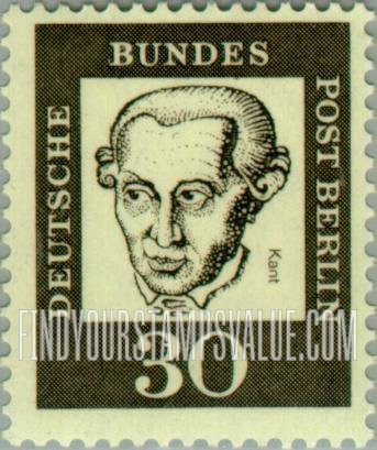 FindYourStampsValue: BERLIN - Portraits: Immanuel Kant
