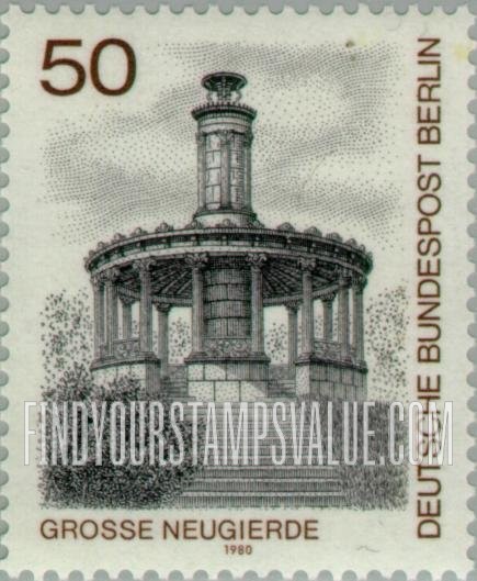 FindYourStampsValue: BERLIN - Grosse Neugierde Memorial, 1835