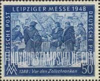 FindYourStampsValue: Leipzig Fair - Merchants at Customs Barrier