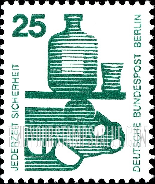 FindYourStampsValue: BERLIN - Accident Prevention Type of Germany: “Alcohol & automobile”