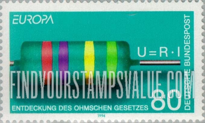 FindYourStampsValue: Europa: Ohm’s Law, by Georg Simon Ohm