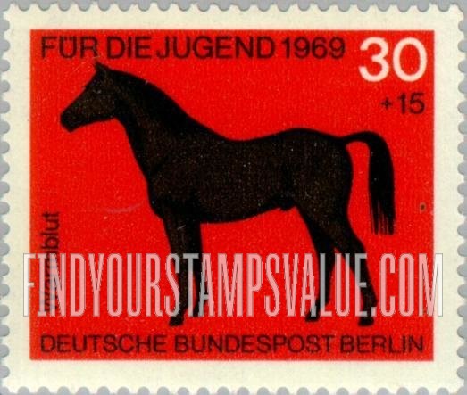 FindYourStampsValue: OCCUPATION SEMI-POSTAL - Horse Type of 1969: Hotblood