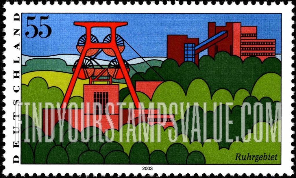 FindYourStampsValue: Scenic Regions in Germany: Ruhr Region