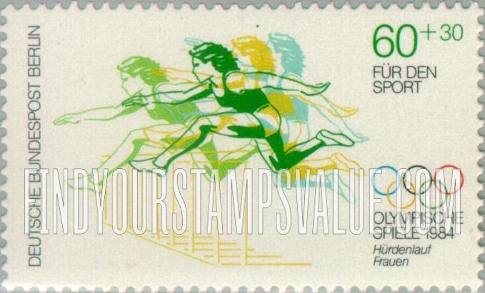 FindYourStampsValue: OCCUPATION SEMI-POSTAL - Olympic Type of 1984: Hurdles