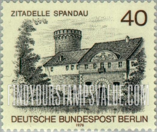 FindYourStampsValue: BERLIN - Berlin Views: Spandau Castle