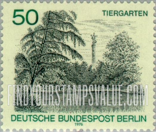 FindYourStampsValue: BERLIN - Berlin Views: Tiergarten
