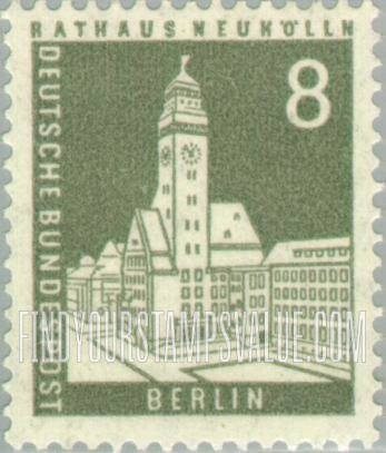 FindYourStampsValue: BERLIN - City Hall, Neukölln