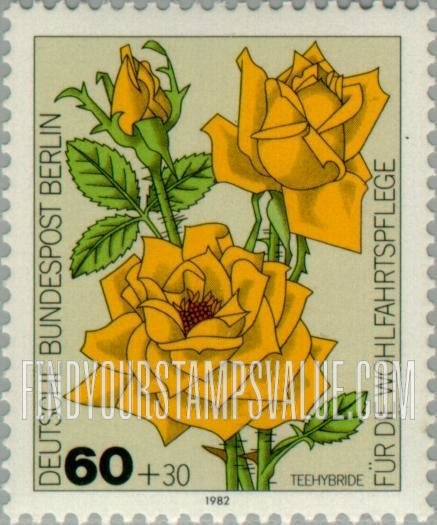 FindYourStampsValue: OCCUPATION SEMI-POSTAL - Flower Type of 1982: Tea-rose hybrid