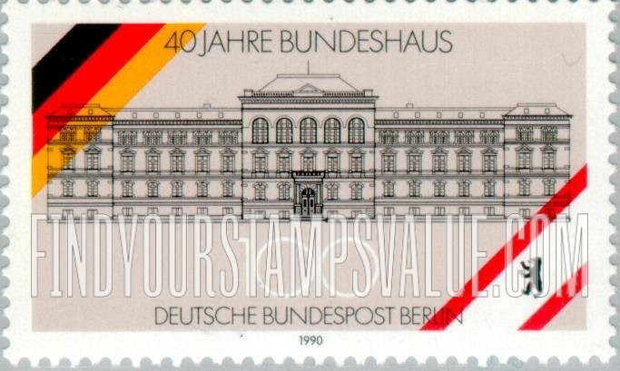 FindYourStampsValue: BERLIN - Parliament House, 40th Anniversary