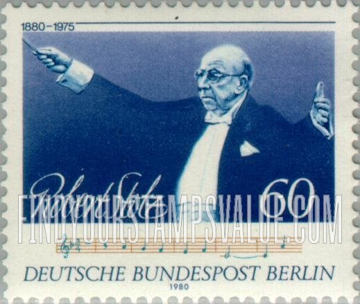 FindYourStampsValue: BERLIN - Robert Stolz (1880-1975), Composer