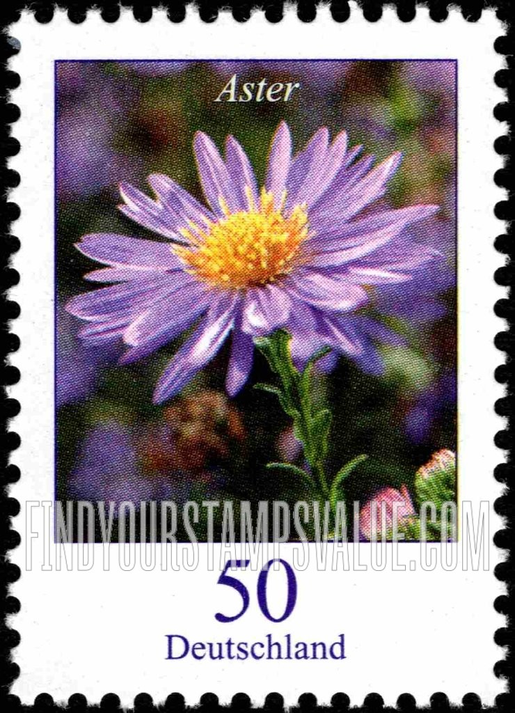 FindYourStampsValue: Flowers: Aster
