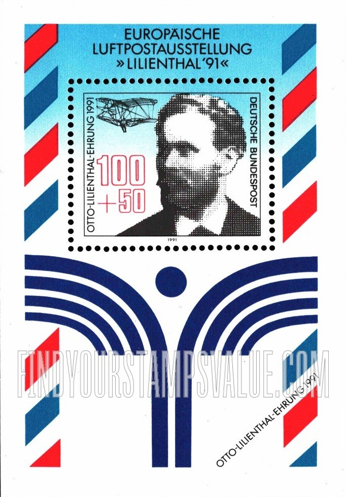 FindYourStampsValue: SEMI-POSTAL - Otto Lilienthal’s First Glider Flight, Centennial