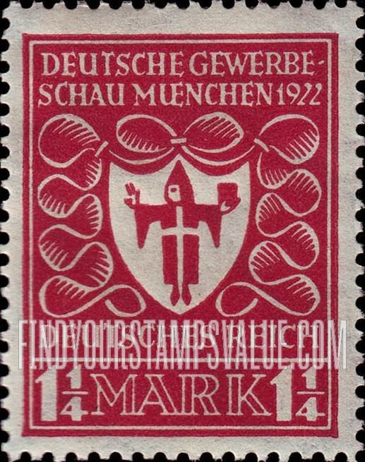 FindYourStampsValue: Arms of Munich