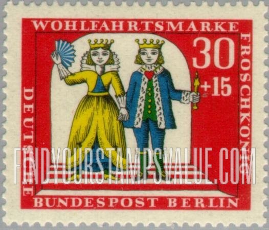 FindYourStampsValue: OCCUPATION SEMI-POSTAL - Fairy Tale Type of 1965: Various Scenes from The Princess and the Frog