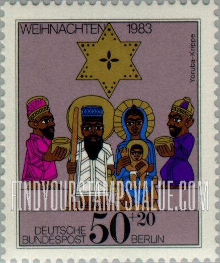 FindYourStampsValue: OCCUPATION SEMI-POSTAL - Christmas Type of Germany: Nativity