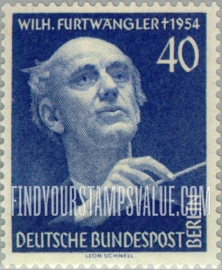 FindYourStampsValue: BERLIN - Wilhelm Furtwängler