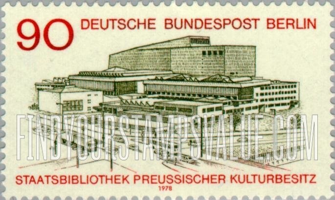 FindYourStampsValue: BERLIN - National Library