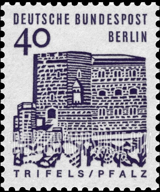 FindYourStampsValue: BERLIN - Trifels Fortress, Palatinate