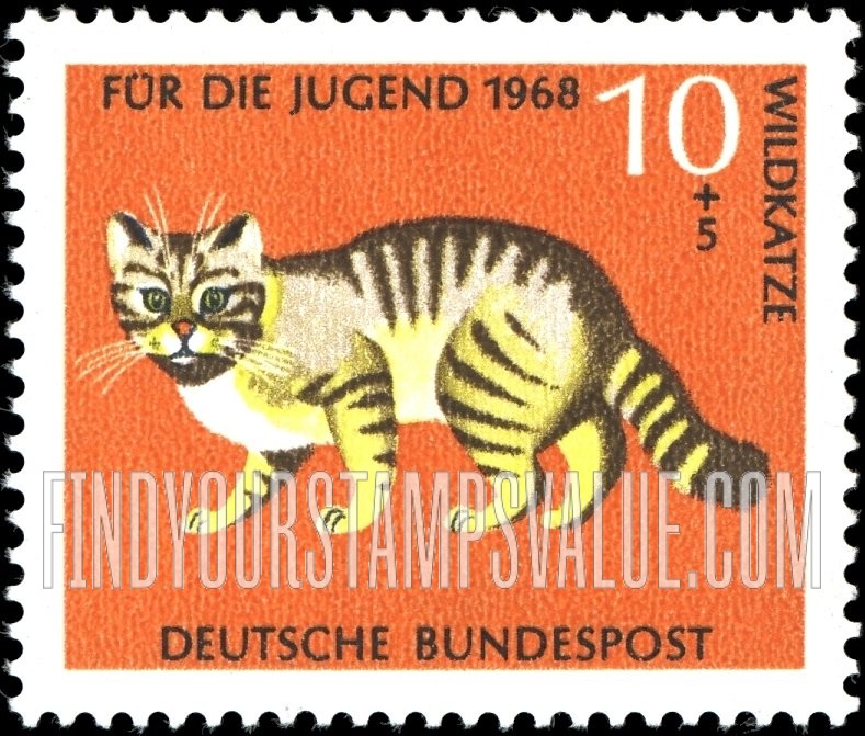 FindYourStampsValue: SEMI-POSTAL - Animals: Wildcat