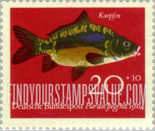 FindYourStampsValue: SEMI-POSTAL - Fish: Carp