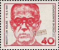 FindYourStampsValue: Maximilian Kolbe, Polish Priest
