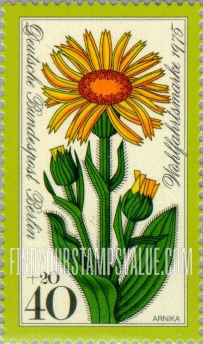 FindYourStampsValue: OCCUPATION SEMI-POSTAL - Flower Type of 1975: Arnica