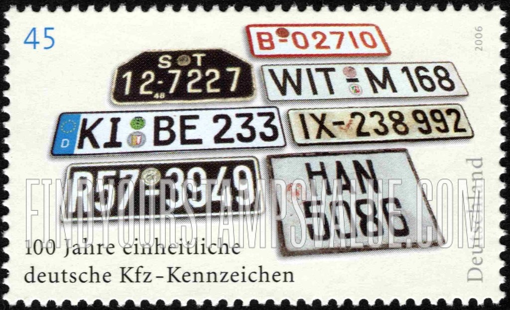 FindYourStampsValue: Standardized Motor Vehicle Identification, Centennial