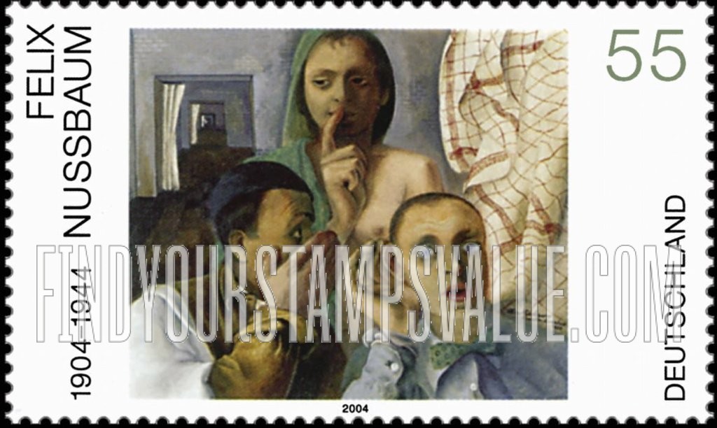 FindYourStampsValue: The Secret, by Felix Nussbaum (1904-44)