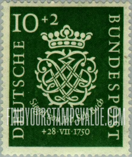 FindYourStampsValue: SEMI-POSTAL - Seal of Johann Sebastian Bach