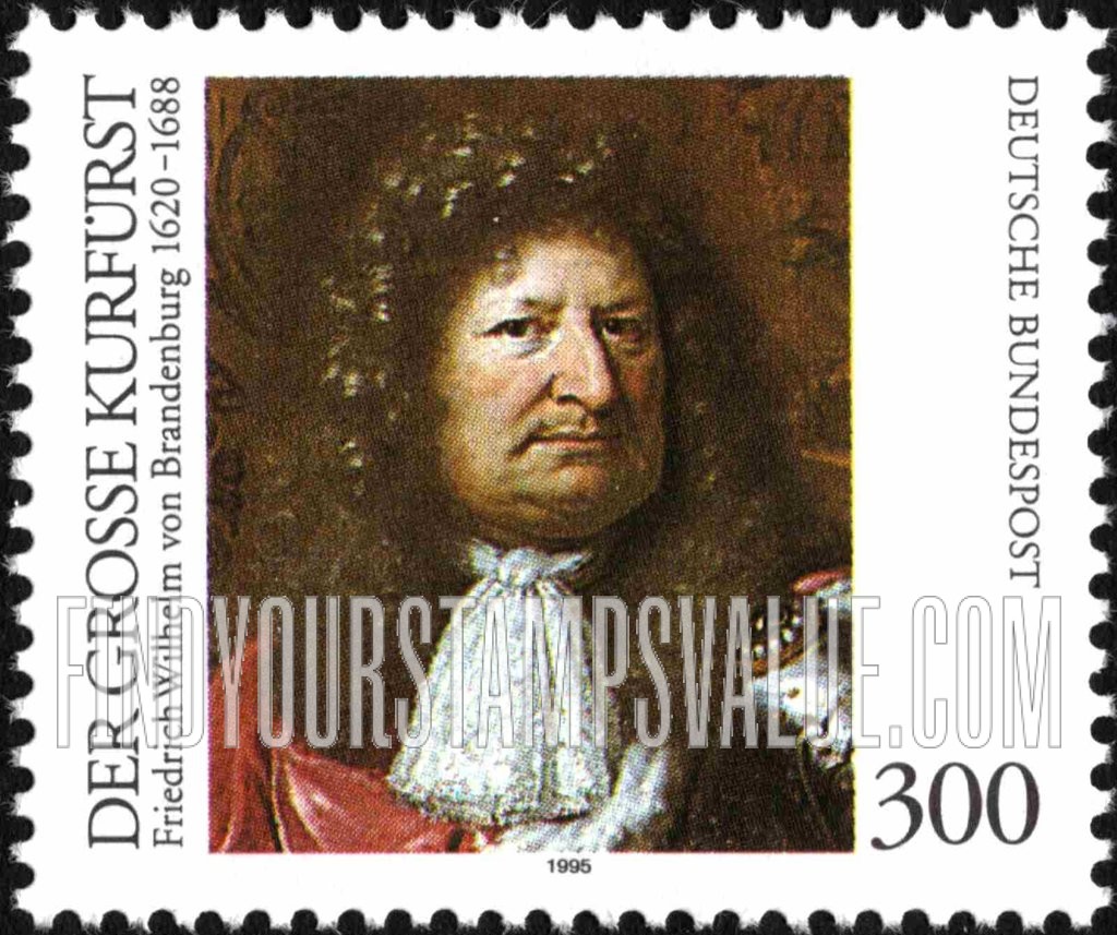 FindYourStampsValue: Frederick William of Brandenburg, the Great Elector (1620-88)