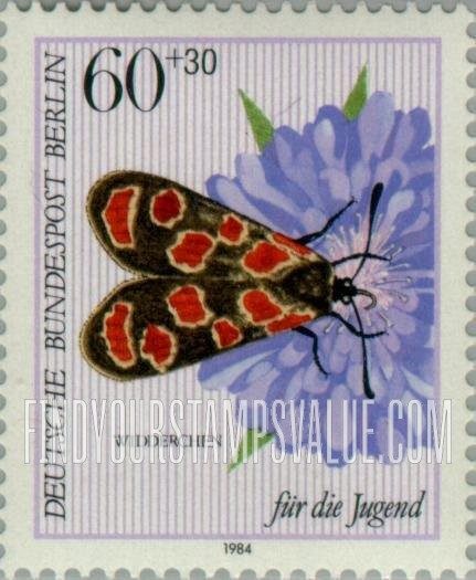 FindYourStampsValue: OCCUPATION SEMI-POSTAL - Insect Type of 1984: Agrumenia carniolioa