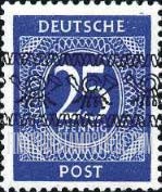 FindYourStampsValue: Numerals: Overprint Type “a” on 1946 Numeral Issue