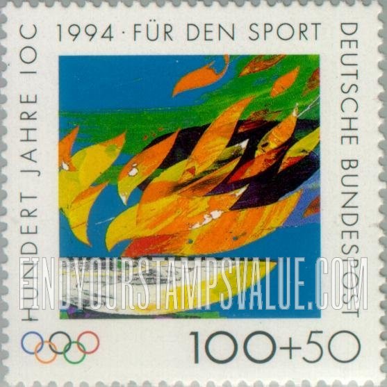 FindYourStampsValue: SEMI-POSTAL - Sports: Olympic Flame