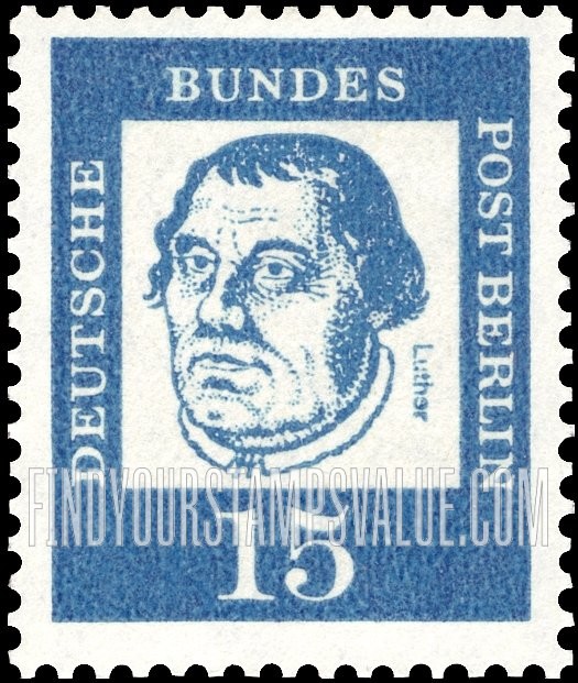 FindYourStampsValue: BERLIN - Portraits: Martin Luther