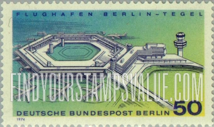 FindYourStampsValue: BERLIN - Berlin-Tegel Airport