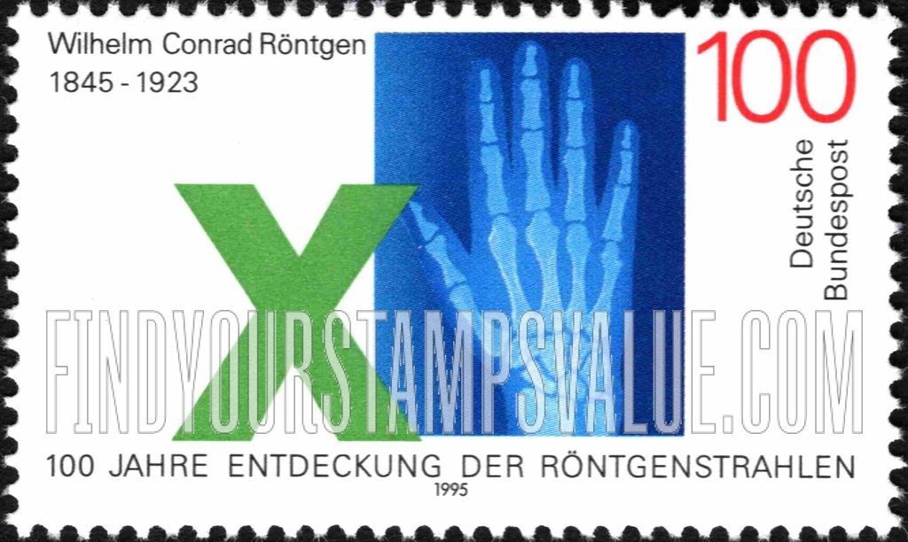 FindYourStampsValue: W.K. Roentgen (1845-1923)
