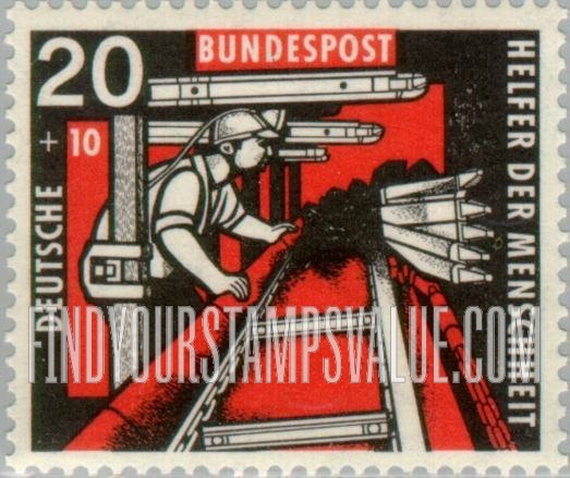 FindYourStampsValue: SEMI-POSTAL - Miner & conveyor