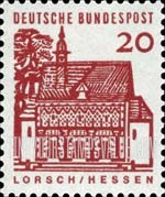 FindYourStampsValue: German Buildings through 12 Centuries - Portico, Lorsch