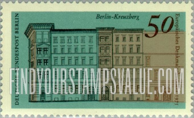 FindYourStampsValue: BERLIN - Houses, Naunynstrasse, Berlin-Kreuzberg: Architecture Type of Germany