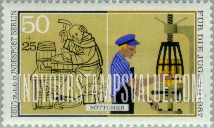 FindYourStampsValue: OCCUPATION SEMI-POSTAL - Industry Type of 1987: Cooper