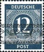 FindYourStampsValue: Numerals: Overprint Type “a” on 1946 Numeral Issue