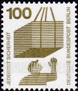 FindYourStampsValue: BERLIN - Accident Prevention Type of Germany: Hoisted cargo