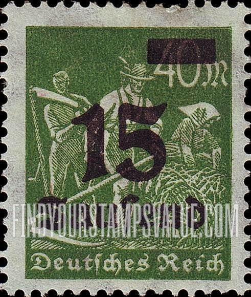 FindYourStampsValue: Farmers: Stamps and Types of 1922-23 Surcharged in Black