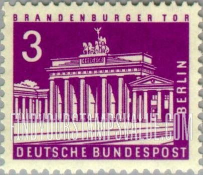 FindYourStampsValue: BERLIN - Brandenburg Gate