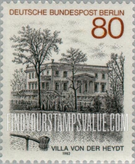 FindYourStampsValue: BERLIN - Villa von der Heydt