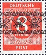 FindYourStampsValue: Numerals: Overprint Type “a” on 1946 Numeral Issue
