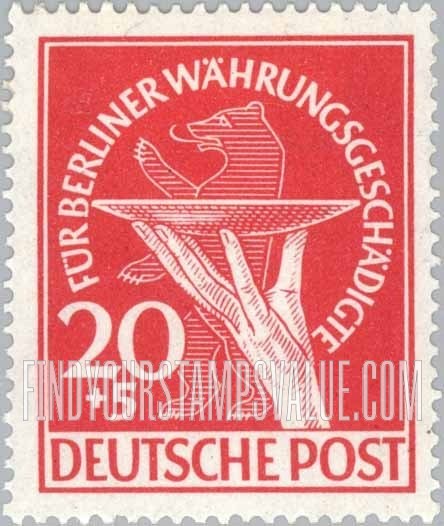 FindYourStampsValue: OCCUPATION SEMI-POSTAL - Offering Plate and Berlin Bear