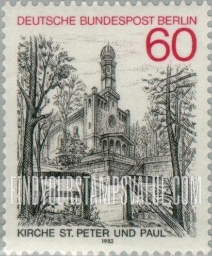 FindYourStampsValue: BERLIN - Sts. Peter and Paul Church